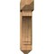 Ekena Millwork Imperial Arts and Crafts Smooth Bracket w/ Offset Brace, Western Red Cedar, 7 1/2"W x 28"D x 32"H BKT0806X28X32IMP03SWR - alternate 4